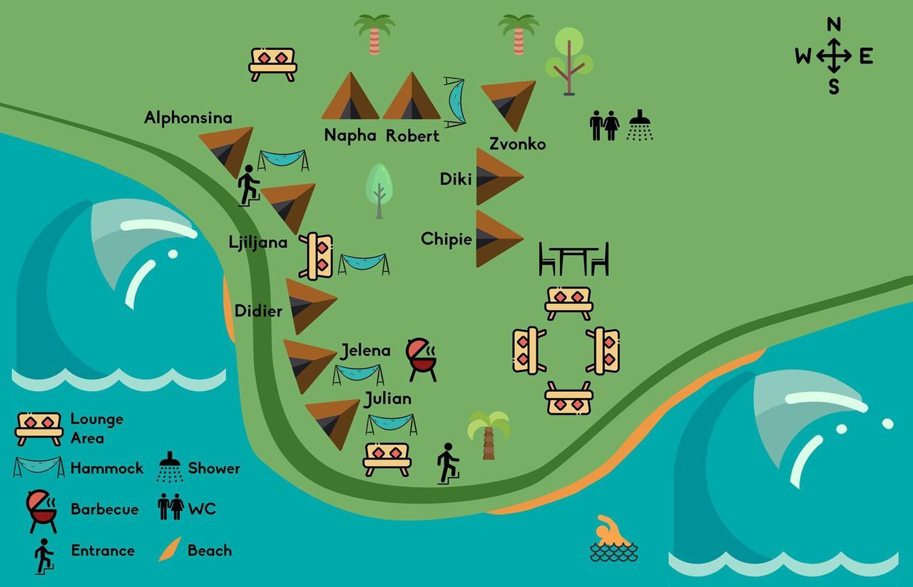 Cast Away - Eco Resort Zavala Luaran gambar
